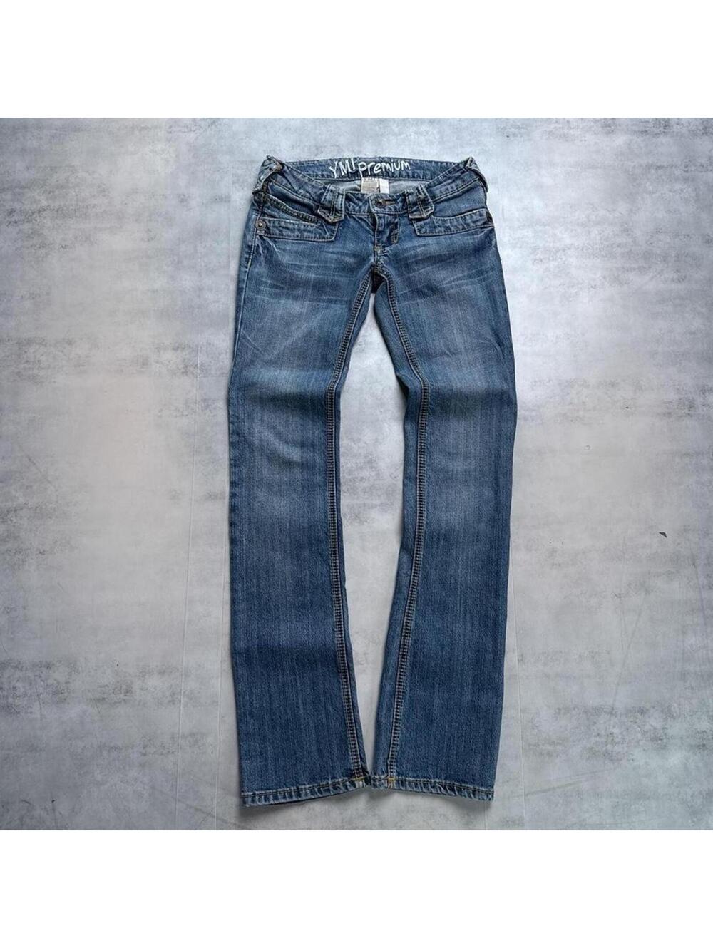 Y2K YMI Premium Long Flared Denim Skinny Jeans